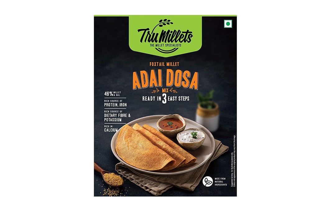 TruMillets Foxtail Millet Adai Dosa Mix    Box  250 grams